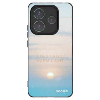 Picasee crna silikonska maskica za Xiaomi Redmi Note 14 5G - COLD SKIES