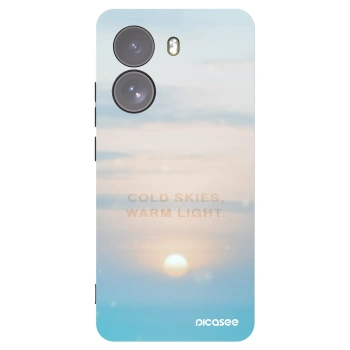 Picasee crna silikonska maskica za Xiaomi Poco X7 - COLD SKIES