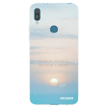 Picasee silikonska prozirna maskica za Huawei Y7 2019 - COLD SKIES