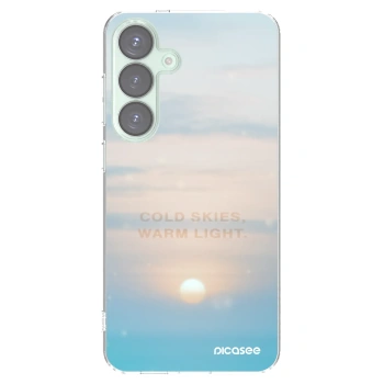 Picasee silikonska prozirna maskica za Samsung Galaxy S25+ 5G - COLD SKIES