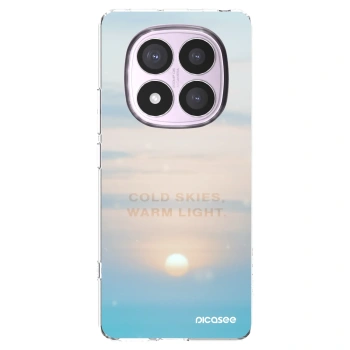 Picasee silikonska prozirna maskica za Xiaomi Redmi Note 14 Pro 4G - COLD SKIES