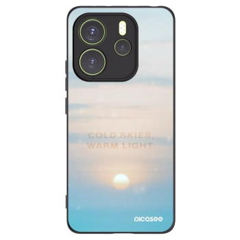 Picasee crna silikonska maskica za Xiaomi Redmi Note 14 4G - COLD SKIES