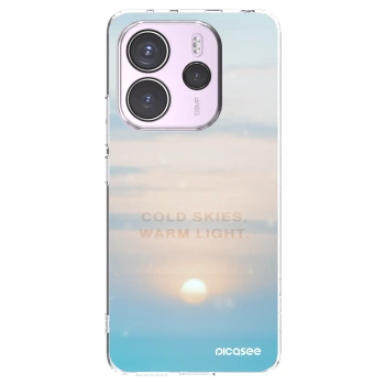 Picasee silikonska prozirna maskica za Xiaomi Redmi Note 14 4G - COLD SKIES