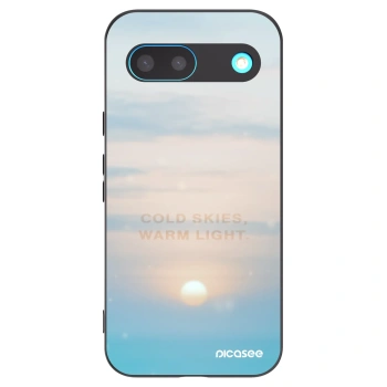 Picasee crna silikonska maskica za Google Pixel 8 - COLD SKIES