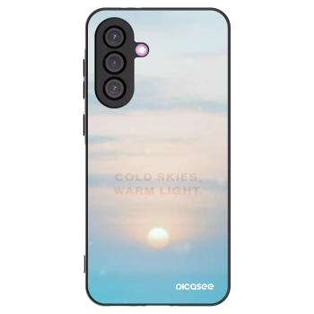 Picasee crna silikonska maskica za Samsung Galaxy A36 5G - COLD SKIES