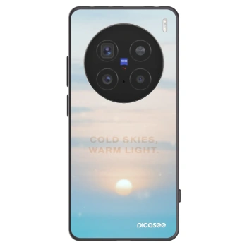 Picasee crna silikonska maskica za Vivo X200 Pro - COLD SKIES