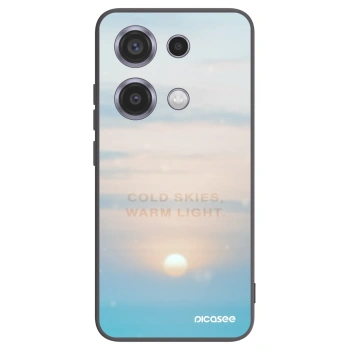 Picasee crna silikonska maskica za Xiaomi Redmi Note 14S - COLD SKIES
