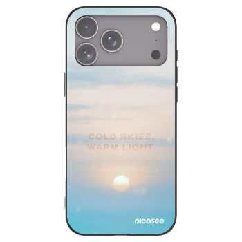 Picasee crna silikonska maskica za Apple iPhone 17 Pro Max - COLD SKIES