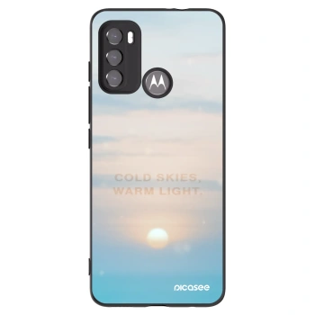 Picasee crna silikonska maskica za Motorola Edge 60 5G - COLD SKIES