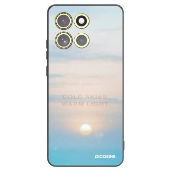 Picasee crna silikonska maskica za Motorola Moto G86 5G - COLD SKIES