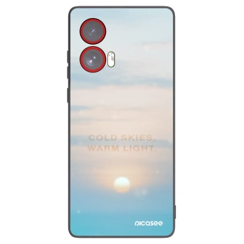 Picasee crna silikonska maskica za Motorola Edge 50 Fusion - COLD SKIES