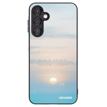 Picasee crna silikonska maskica za Samsung Galaxy A16 4G - COLD SKIES