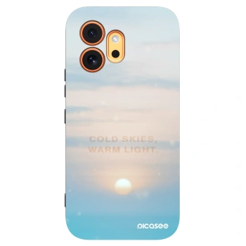 Picasee crna silikonska maskica za Honor 600 - COLD SKIES