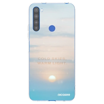 Picasee silikonska prozirna maskica za Xiaomi Redmi Note 8T - COLD SKIES