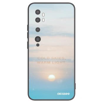 Picasee crna silikonska maskica za Xiaomi Mi Note 10 (Pro) - COLD SKIES