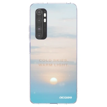 Picasee silikonska prozirna maskica za Xiaomi Mi Note 10 Lite - COLD SKIES