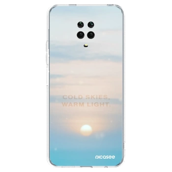 Picasee silikonska prozirna maskica za Xiaomi Redmi Note 9S - COLD SKIES