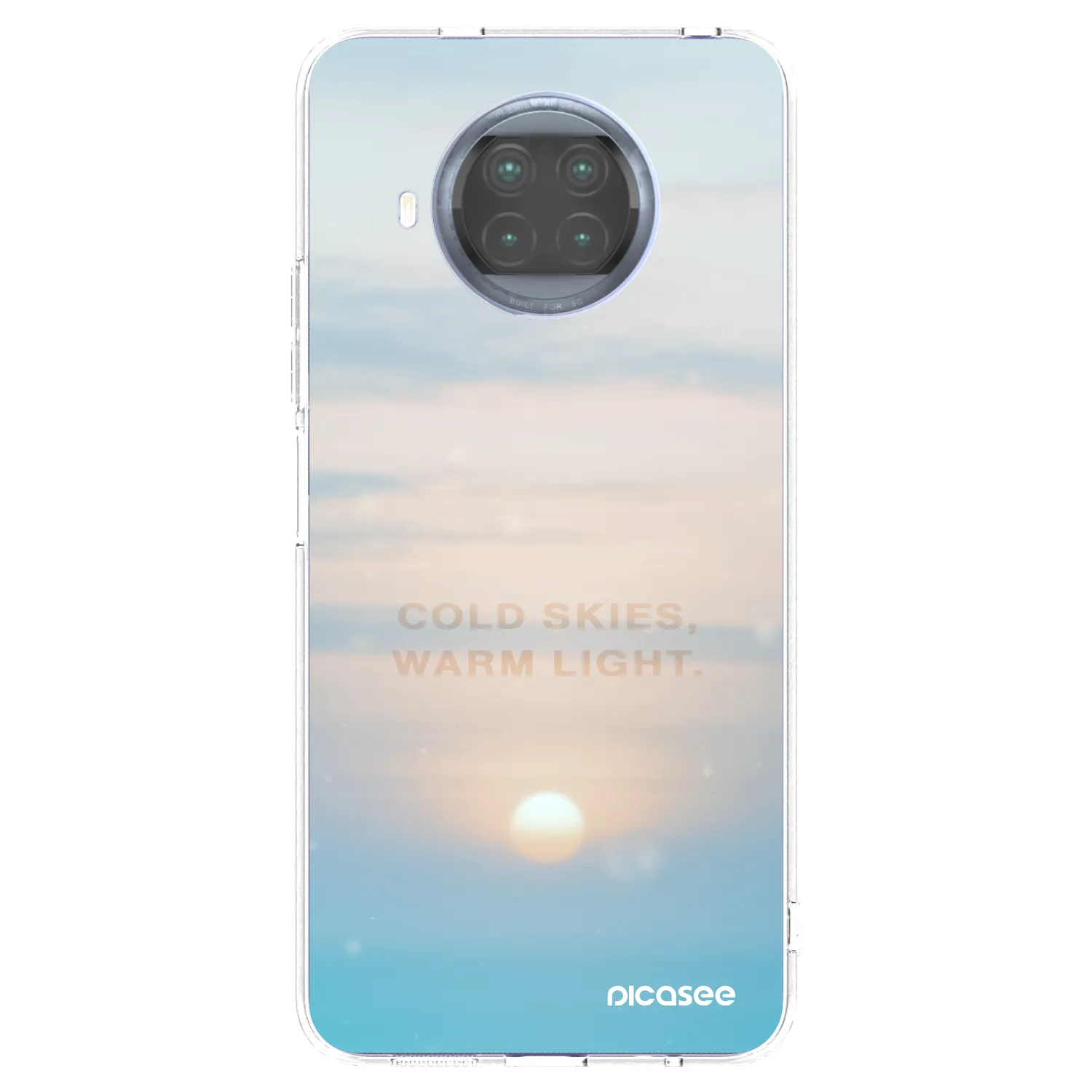 Picasee silikonska prozirna maskica za Xiaomi Mi 10T Lite - COLD SKIES