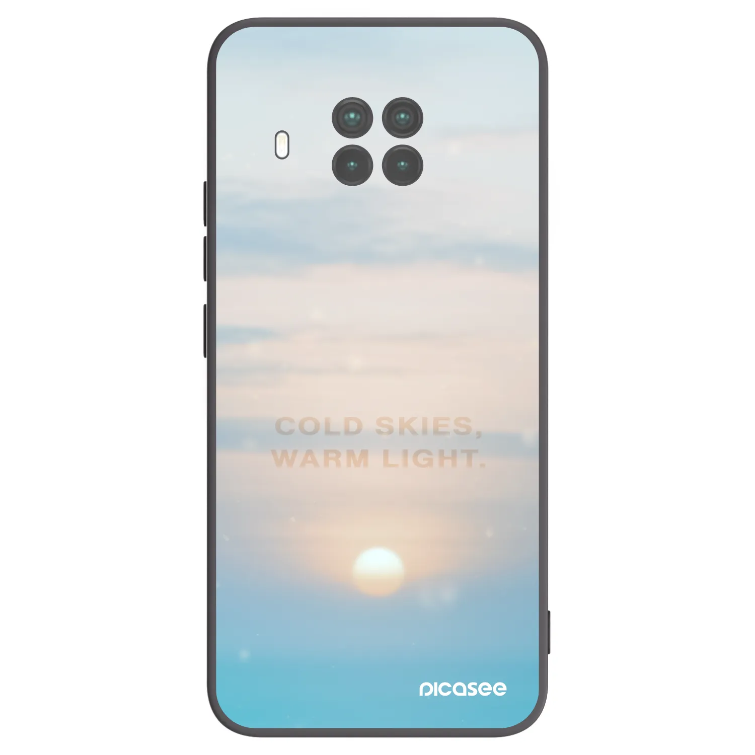 Picasee crna silikonska maskica za Xiaomi Mi 10T Lite - COLD SKIES