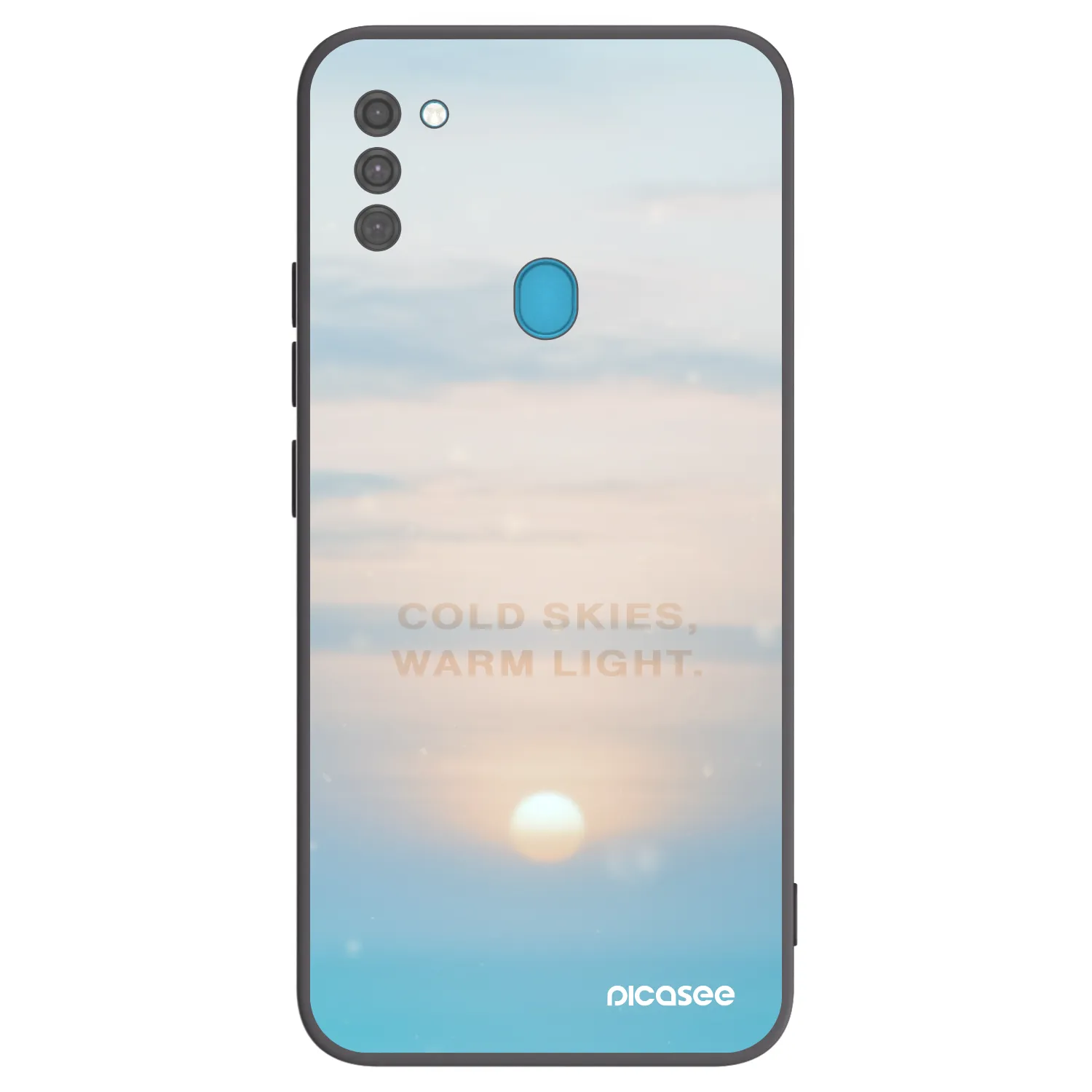 Picasee crna silikonska maskica za Samsung Galaxy M11 - COLD SKIES