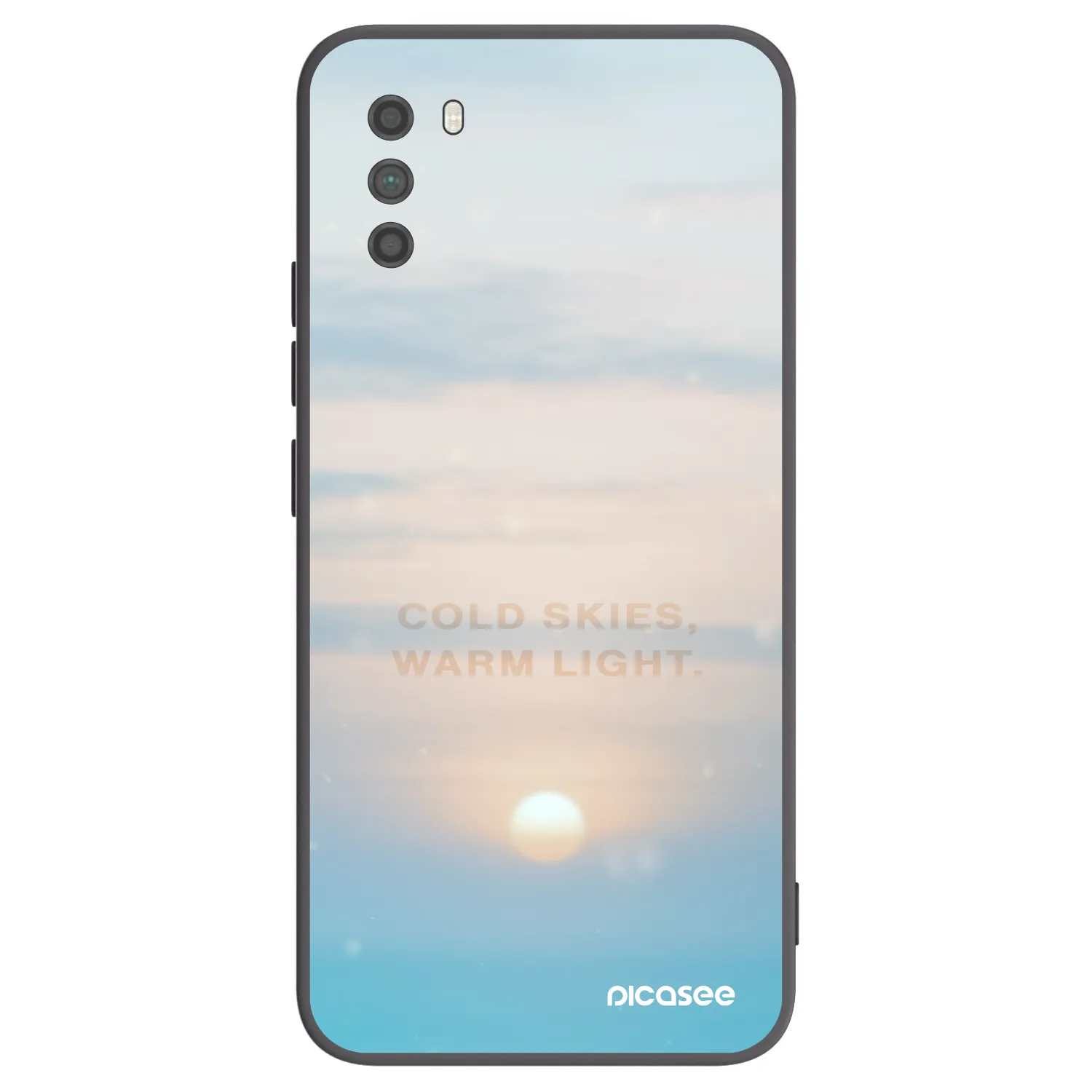 Picasee crna silikonska maskica za Xiaomi Poco M3 - COLD SKIES