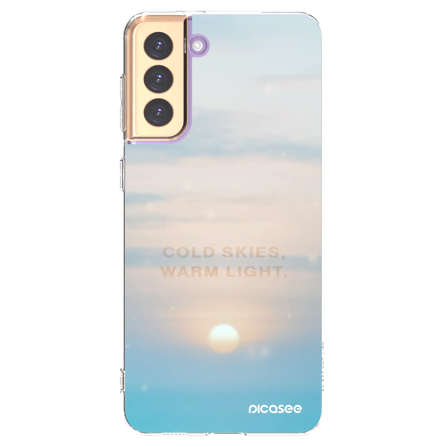 Picasee silikonska prozirna maskica za Samsung Galaxy S21+ 5G G996F - COLD SKIES