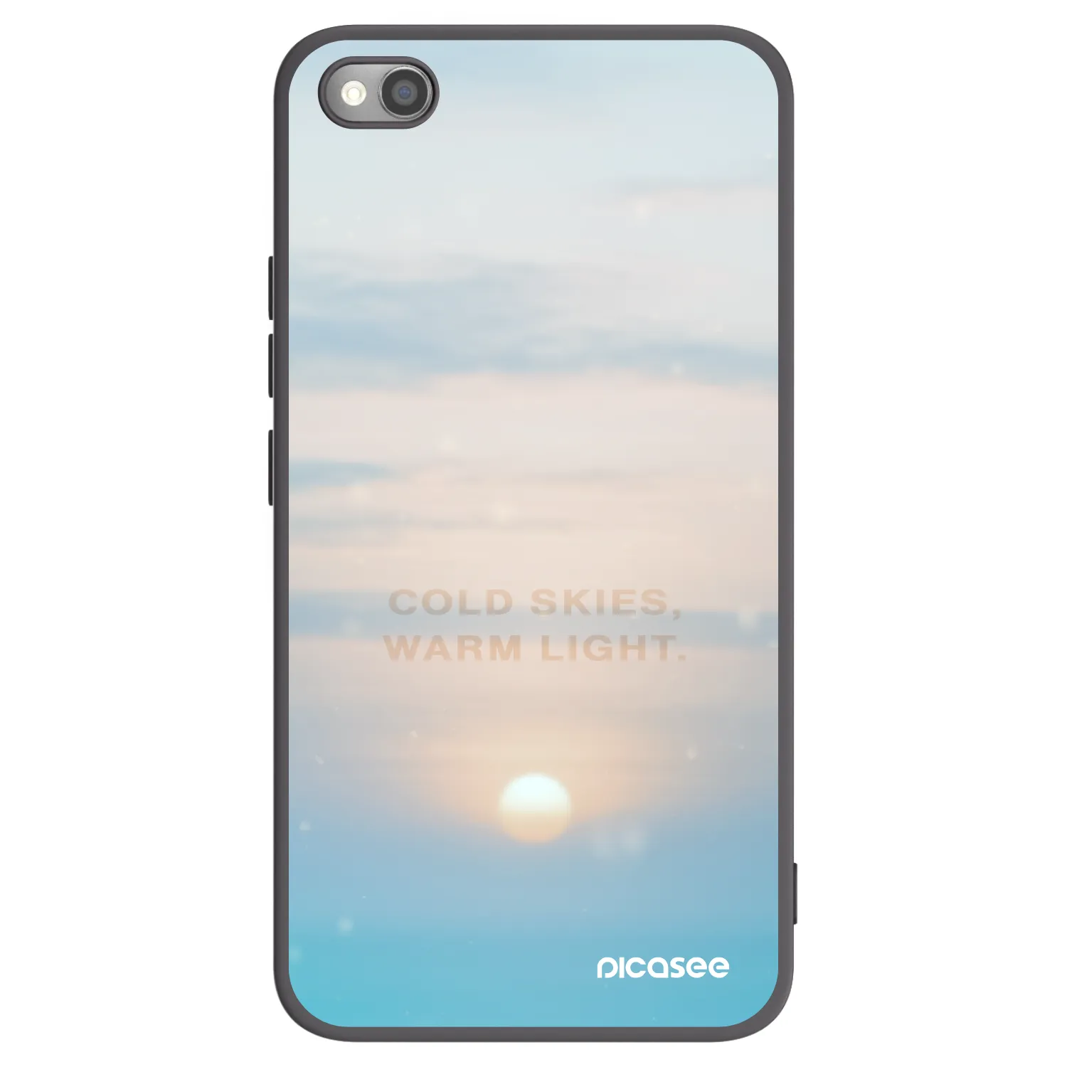 Picasee crna silikonska maskica za Xiaomi Redmi Note 11S 5G - COLD SKIES