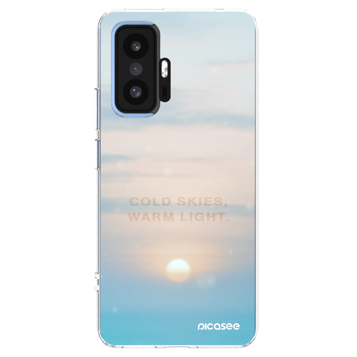 Picasee silikonska prozirna maskica za Xiaomi 11T - COLD SKIES