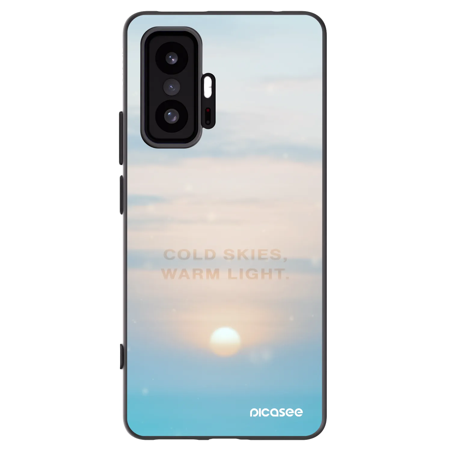 Picasee crna silikonska maskica za Xiaomi 11T - COLD SKIES