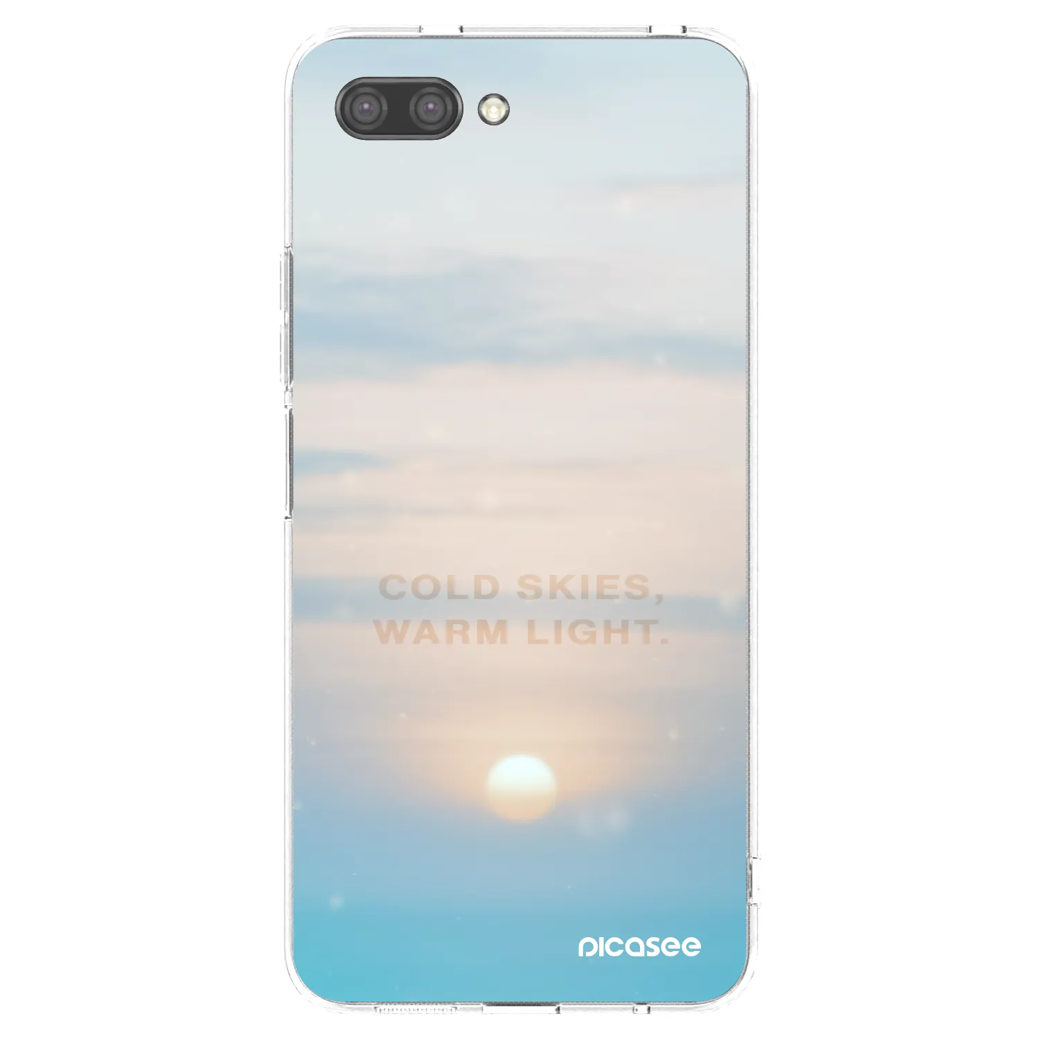 Picasee silikonska prozirna maskica za Honor 10 - COLD SKIES