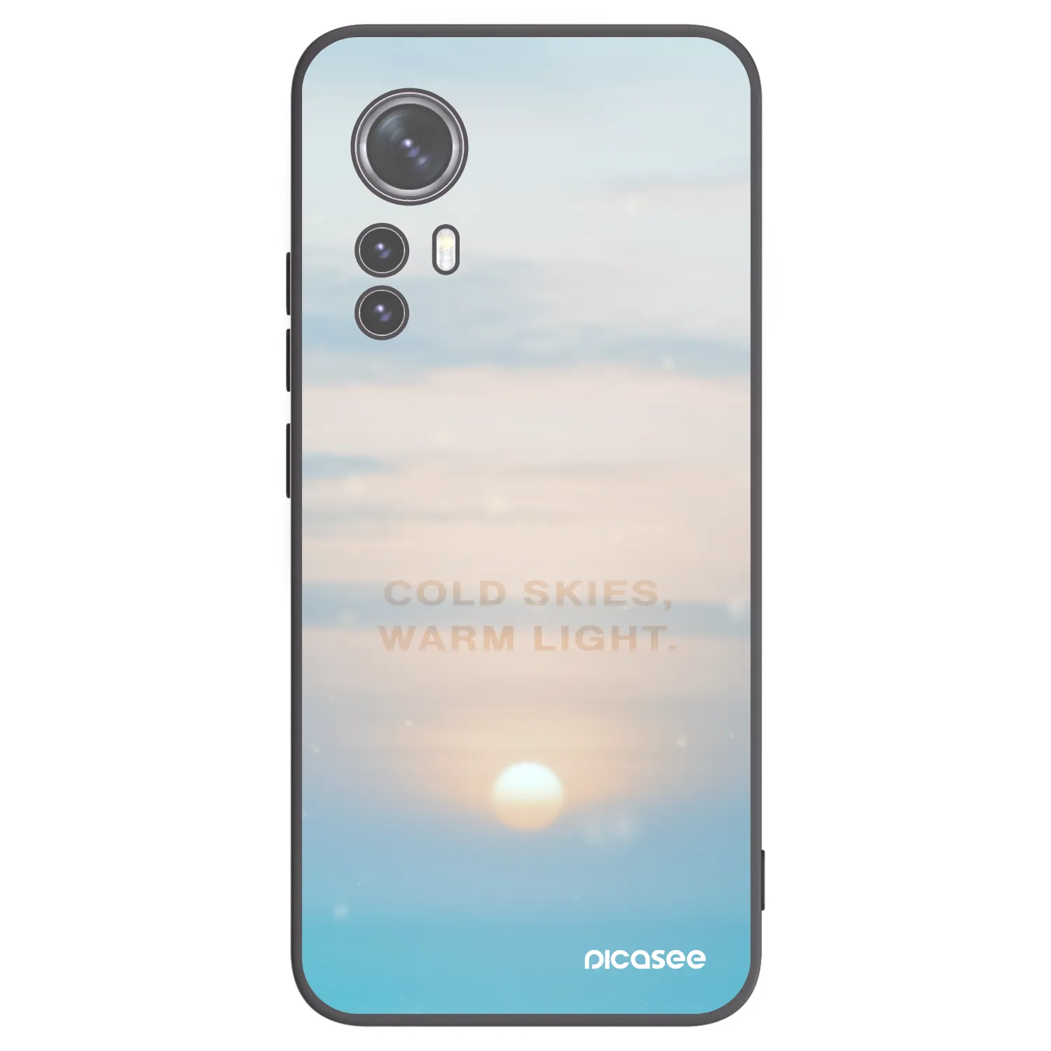 Picasee crna silikonska maskica za Xiaomi 12 - COLD SKIES