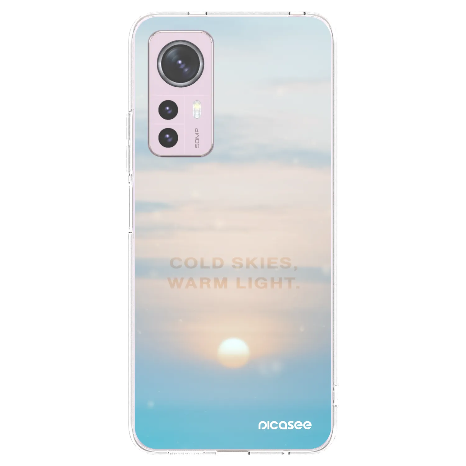 Picasee silikonska prozirna maskica za Xiaomi 12 - COLD SKIES