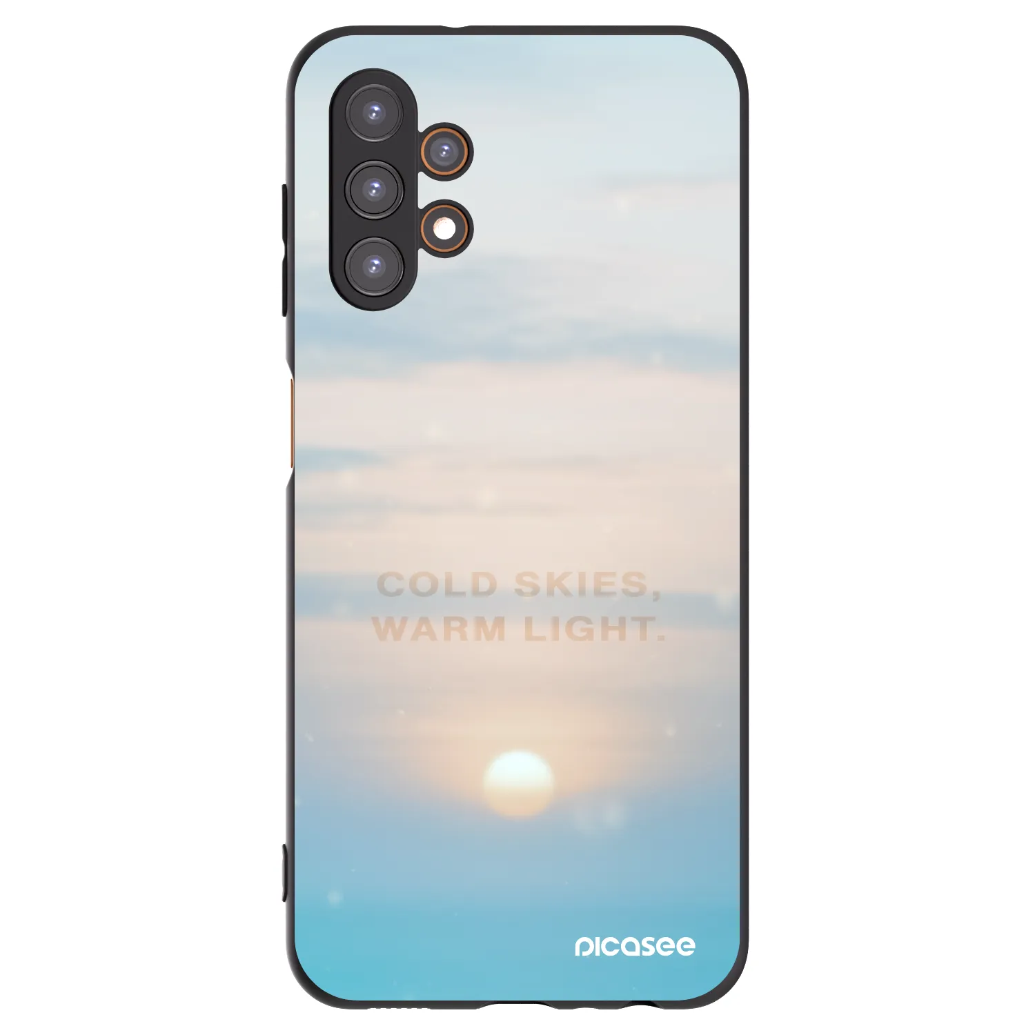 Picasee crna silikonska maskica za Samsung Galaxy A13 4G A135 - COLD SKIES