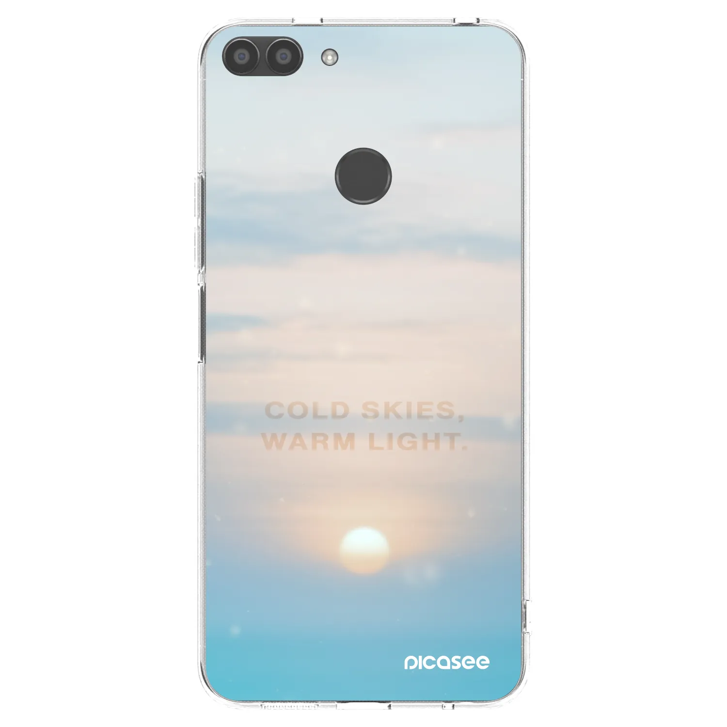 Picasee silikonska prozirna maskica za Huawei P Smart - COLD SKIES