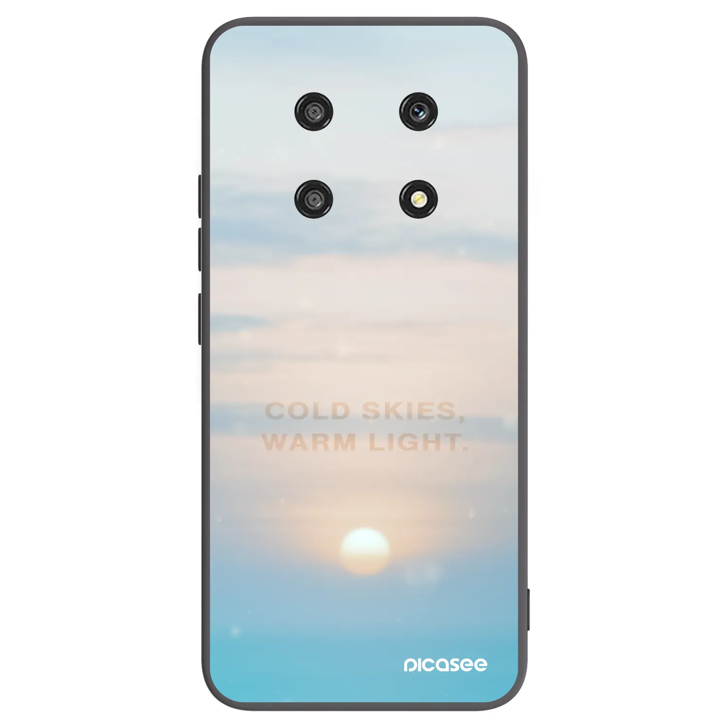 Picasee crna silikonska maskica za Honor Magic4 Lite 5G - COLD SKIES