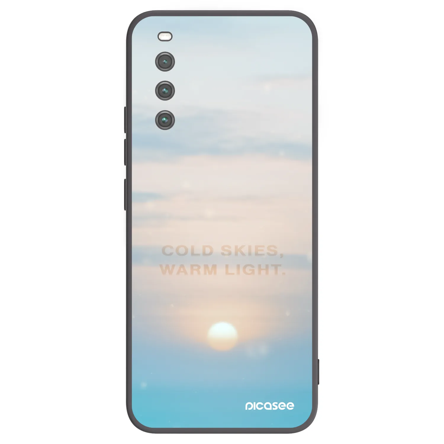 Picasee crna silikonska maskica za Sony Xperia 10 IV 5G - COLD SKIES