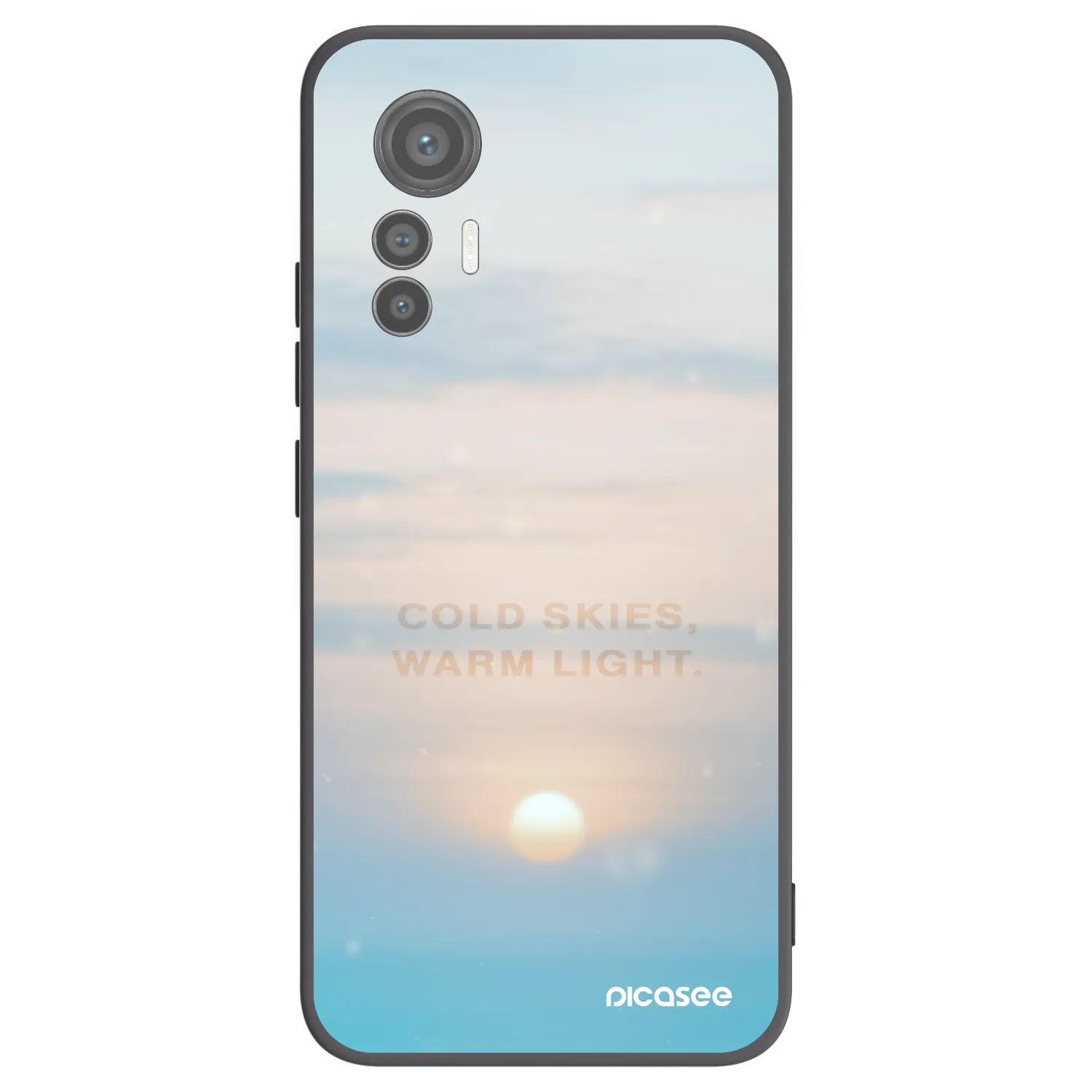 Picasee crna silikonska maskica za Xiaomi 12 Lite - COLD SKIES