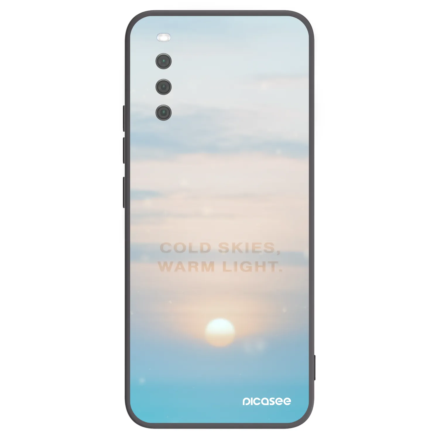 Picasee crna silikonska maskica za Sony Xperia 10 III - COLD SKIES