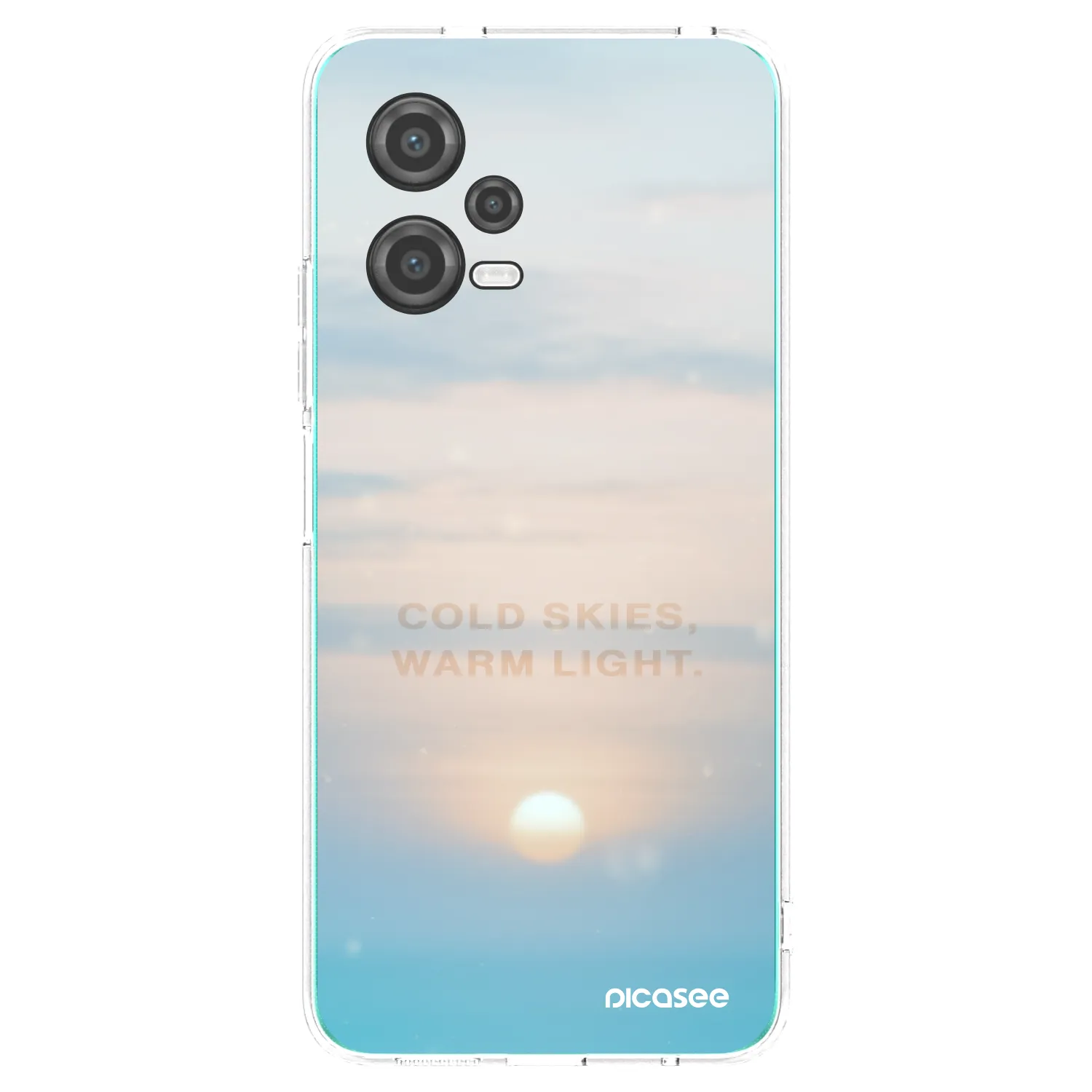 Picasee silikonska prozirna maskica za Xiaomi Poco X5 - COLD SKIES