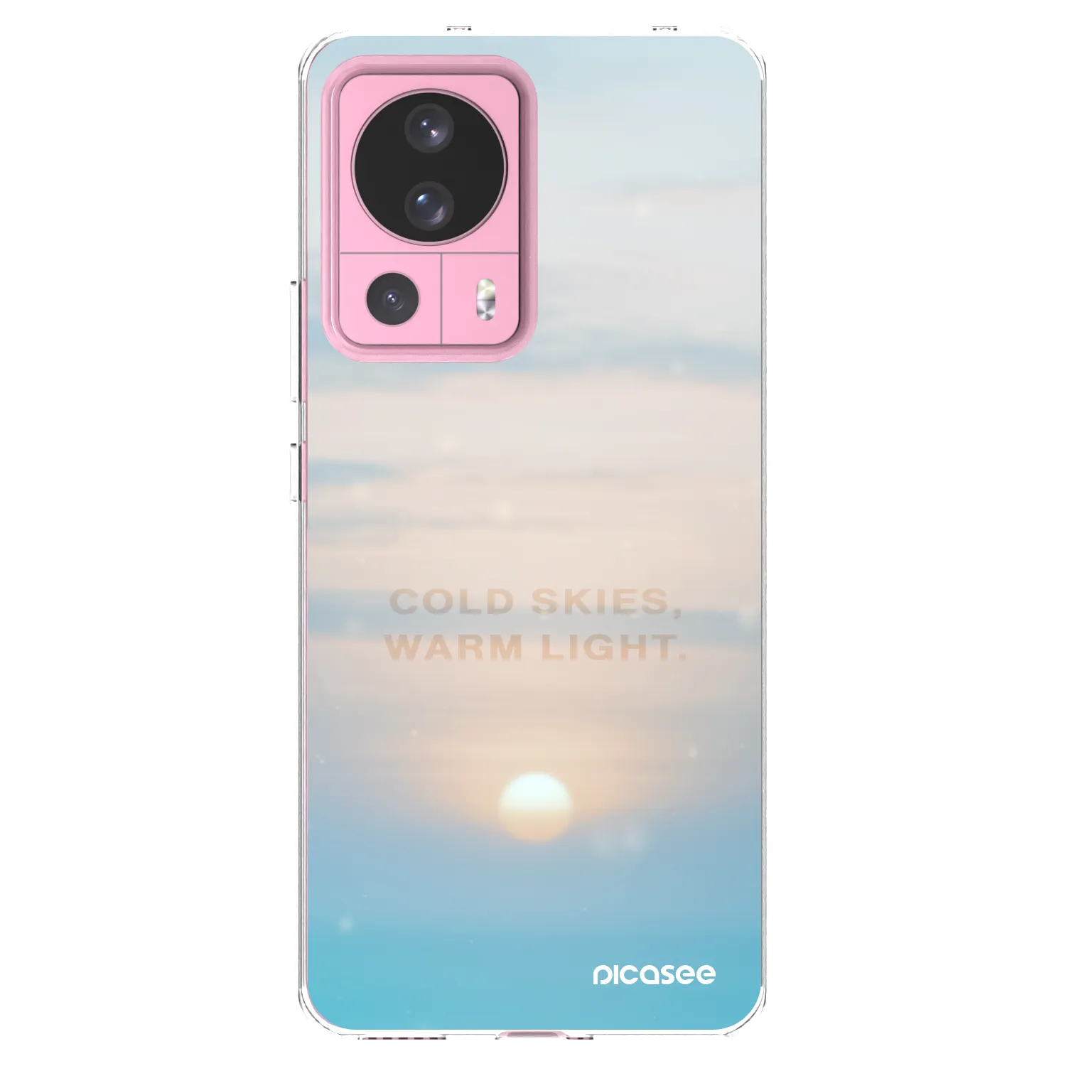 Picasee silikonska prozirna maskica za Xiaomi 13 Lite - COLD SKIES
