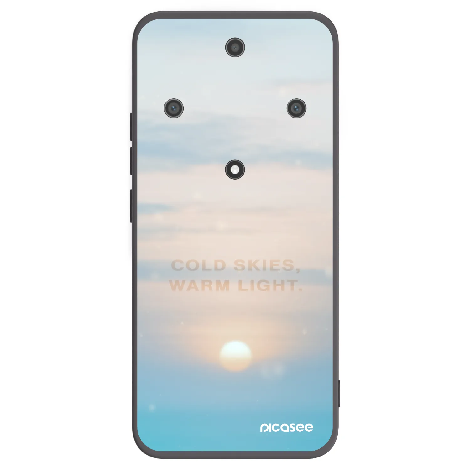 Picasee crna silikonska maskica za Honor Magic5 Lite 5G - COLD SKIES