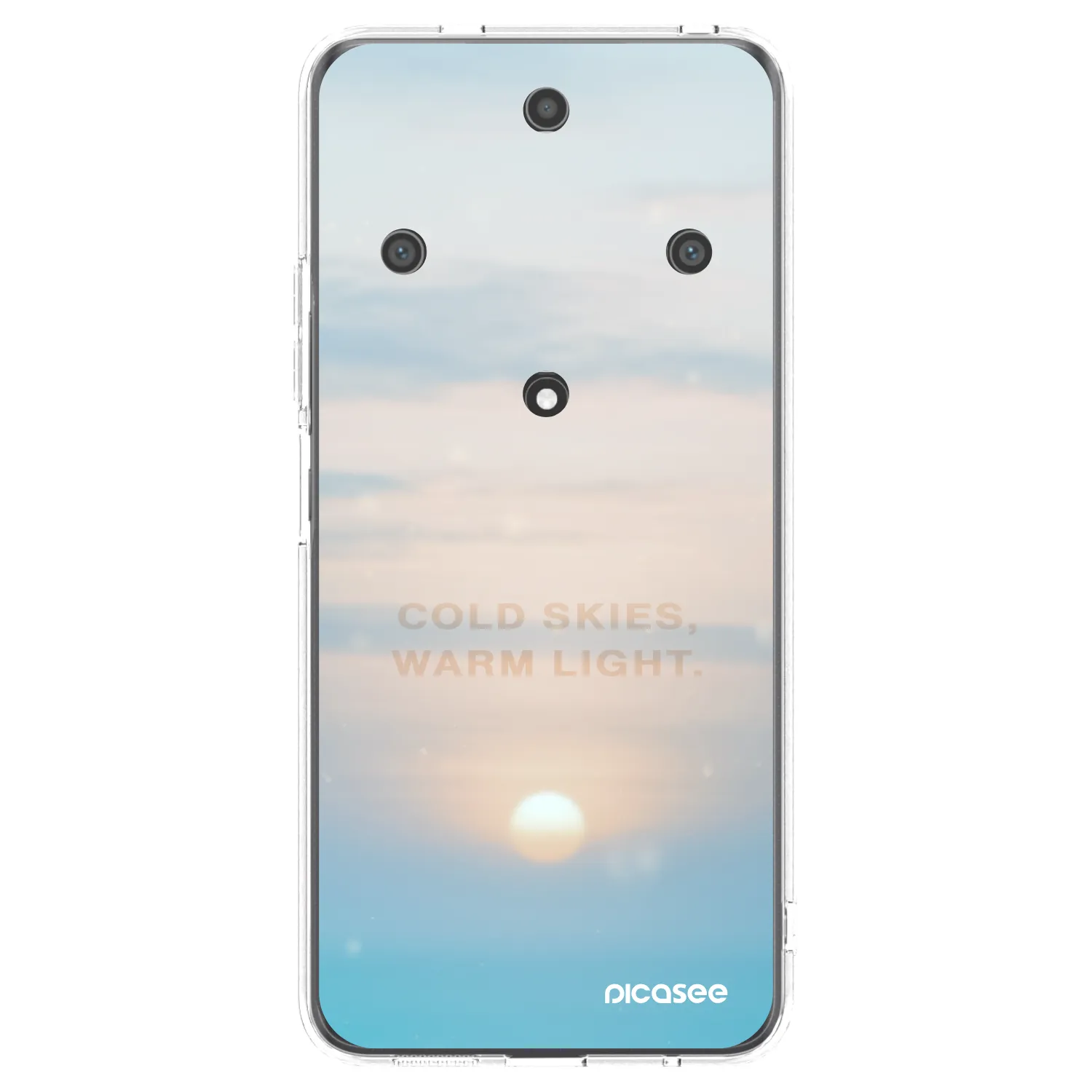 Picasee silikonska prozirna maskica za Honor Magic5 Lite 5G - COLD SKIES