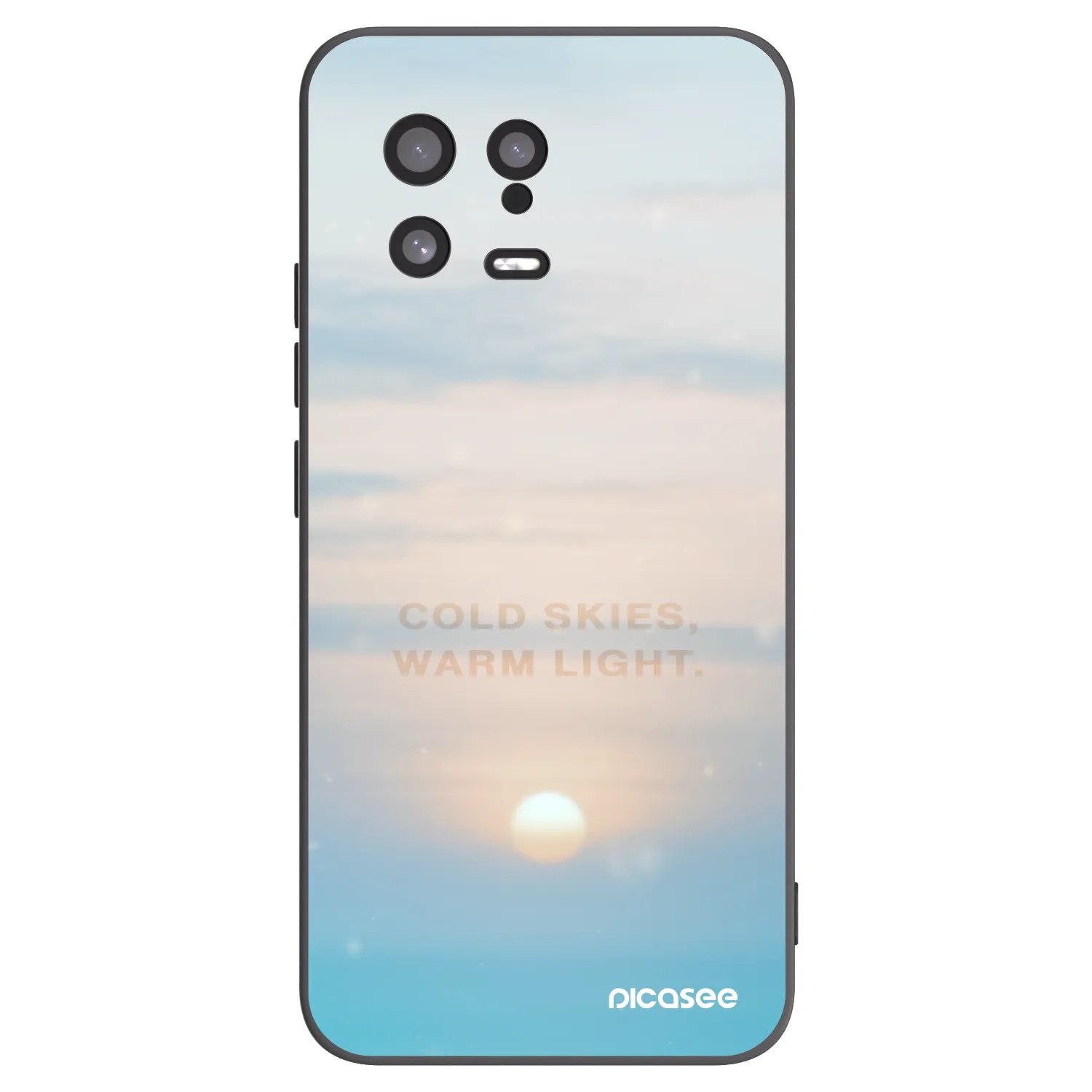 Picasee crna silikonska maskica za Xiaomi 13 - COLD SKIES