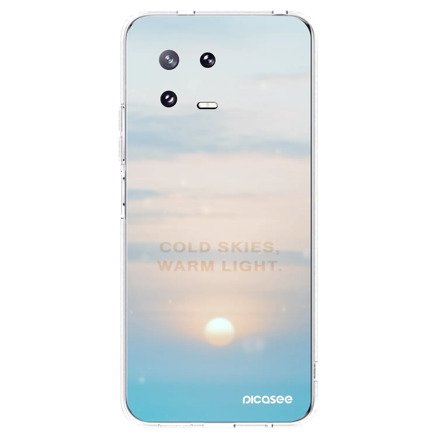 Picasee silikonska prozirna maskica za Xiaomi 13 Pro - COLD SKIES