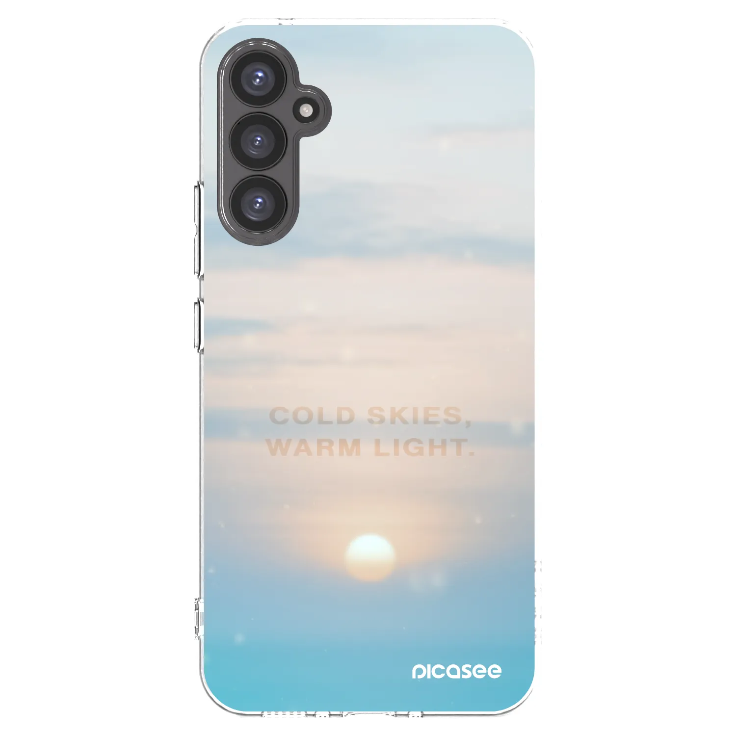 Picasee silikonska prozirna maskica za Samsung Galaxy A34 5G A346B - COLD SKIES