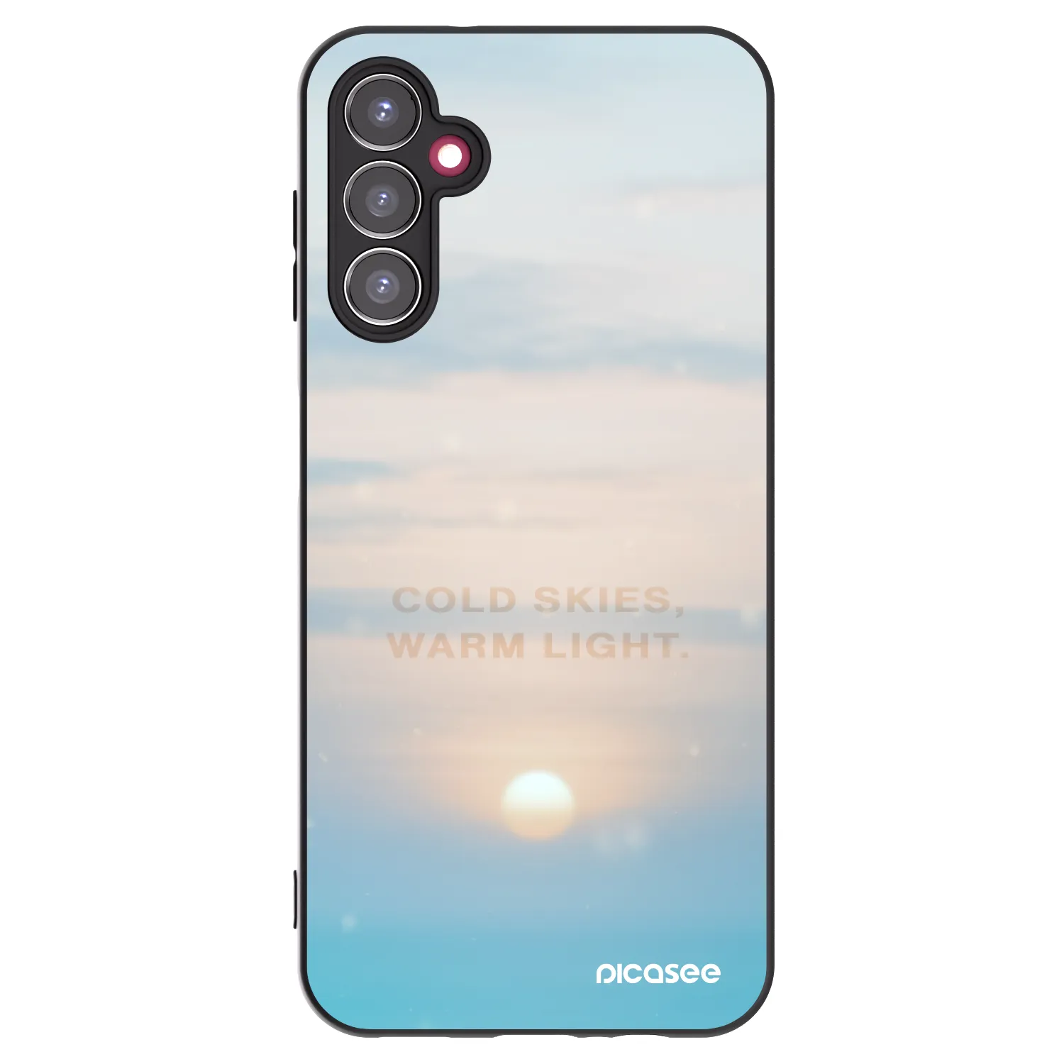 Picasee crna silikonska maskica za Samsung Galaxy A14 4G A145R - COLD SKIES
