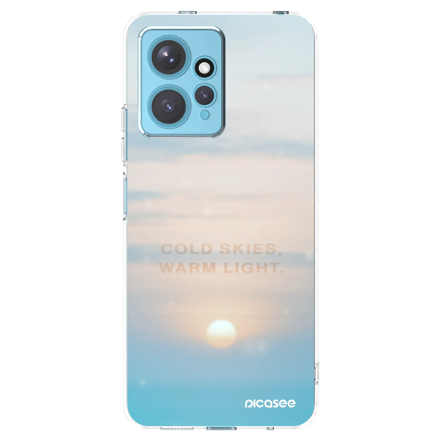 Picasee silikonska prozirna maskica za Xiaomi Redmi Note 12 4G - COLD SKIES
