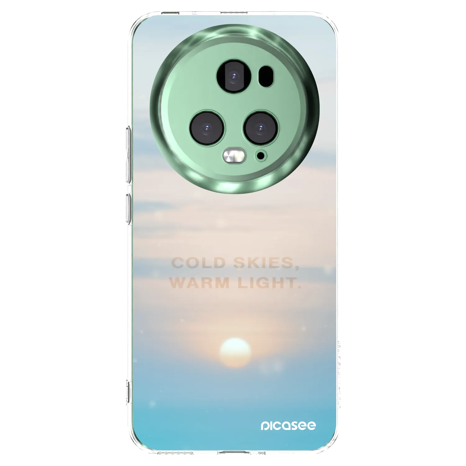 Picasee silikonska prozirna maskica za Honor Magic5 Pro - COLD SKIES