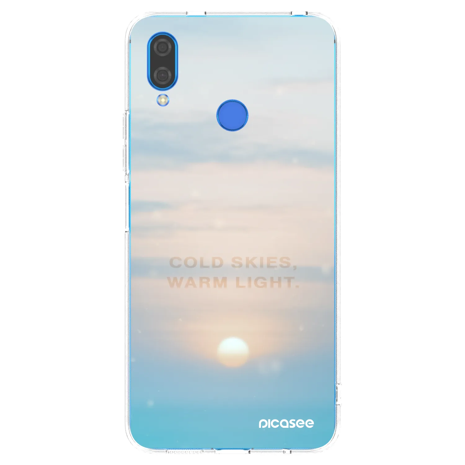 Picasee silikonska prozirna maskica za Huawei Nova 3i - COLD SKIES