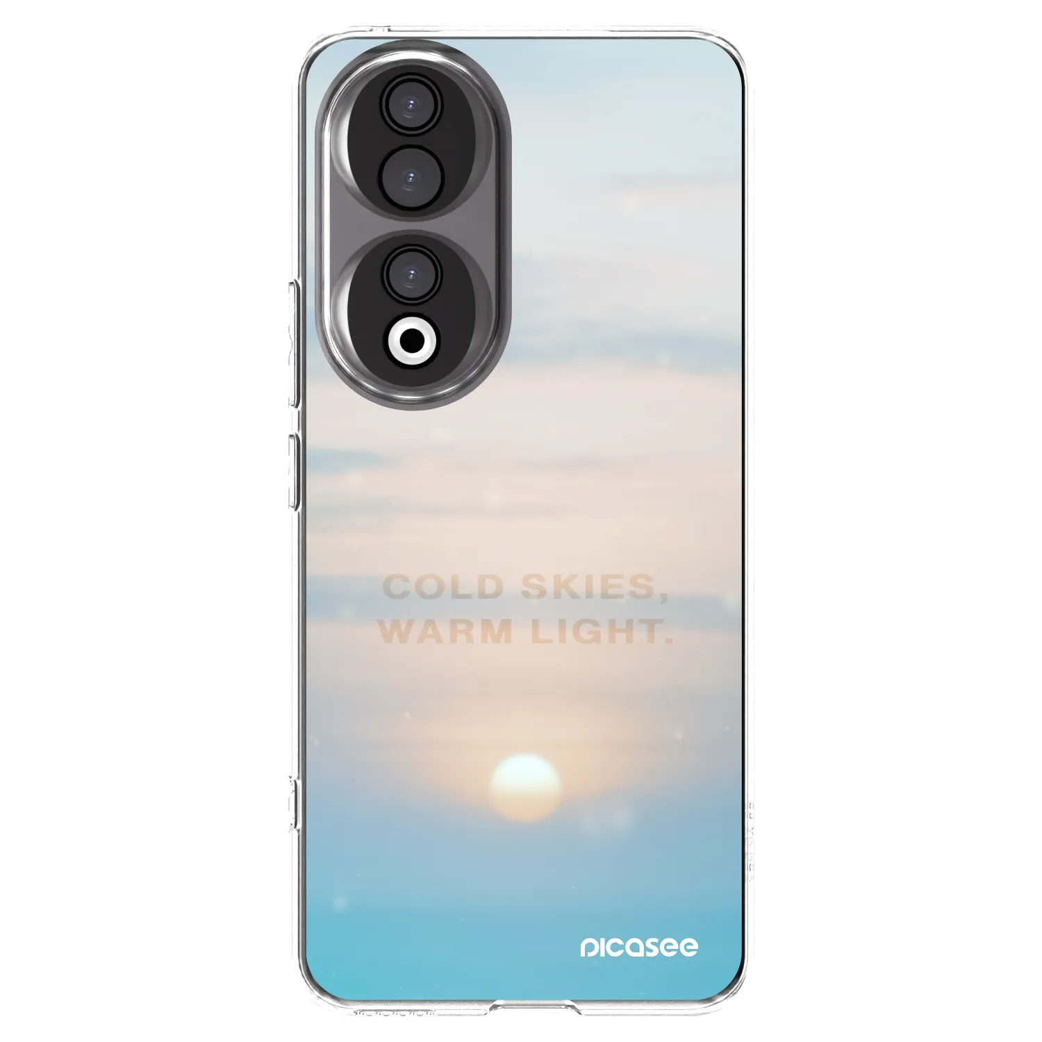 Picasee silikonska prozirna maskica za Honor 90 5G - COLD SKIES